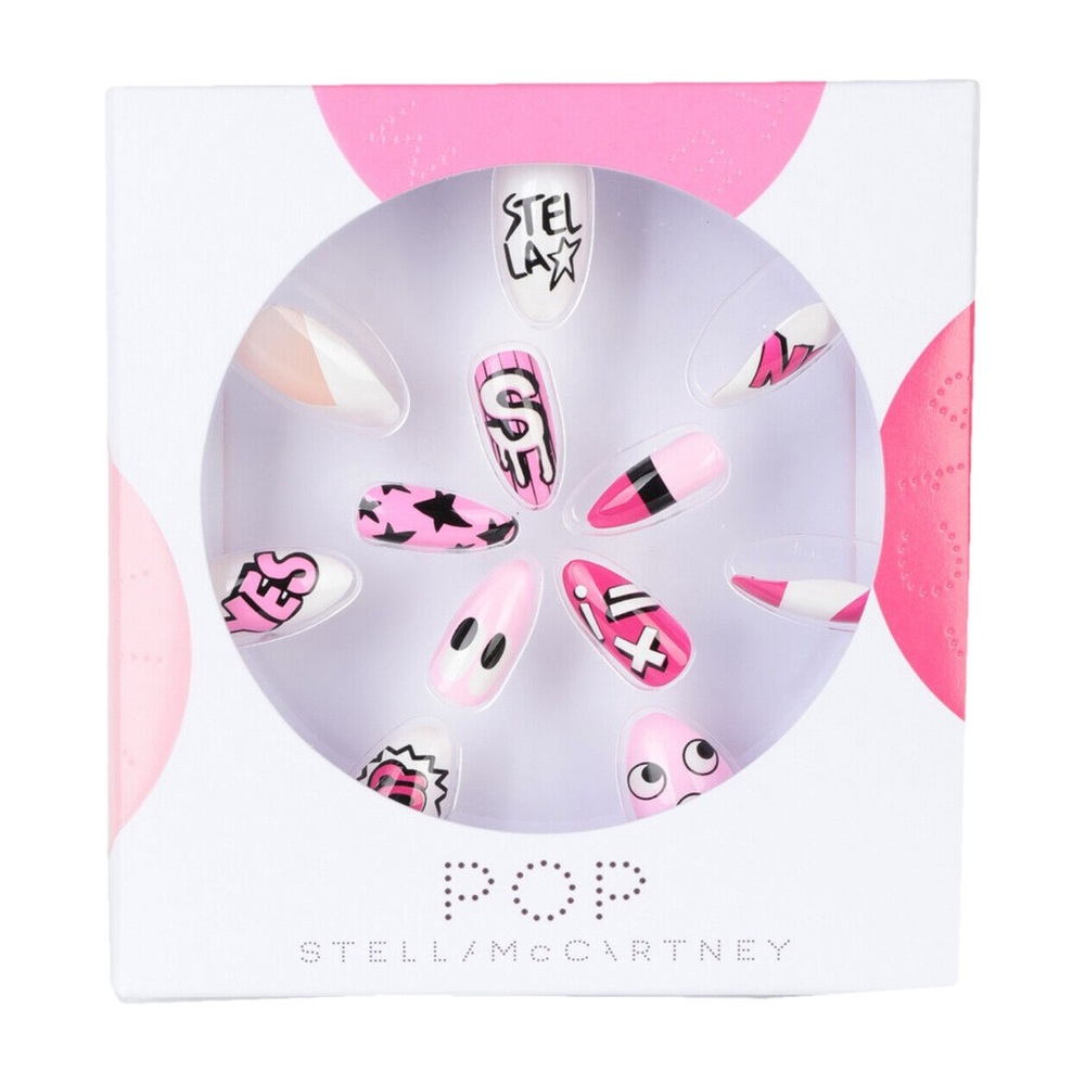 NEW
STELLA MCCARTNEY POP Press-On - Nails Appliques Set of 24 Pre-Designed